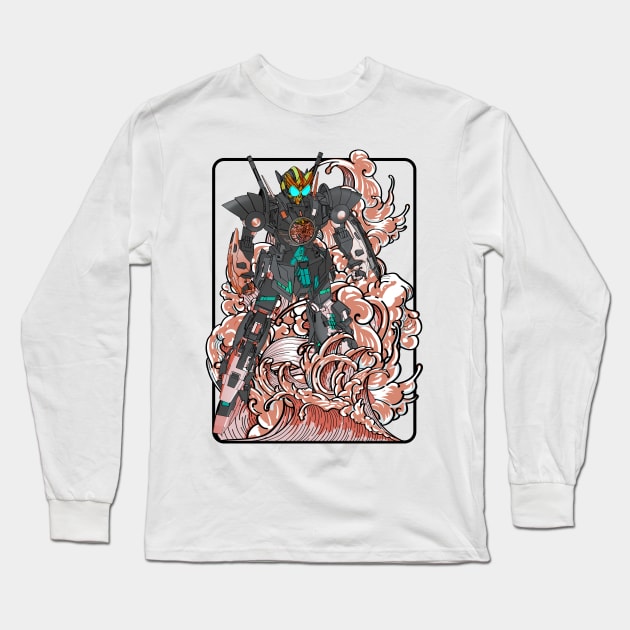 OOO Modified Gundam Long Sleeve T-Shirt by gblackid